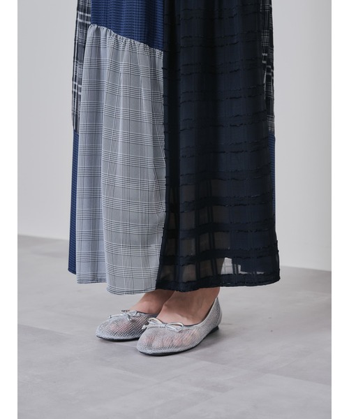 DOLLUPOOPS(ドールアップウップス)の「ミックスチェックギャザースカート(スカート・レディース・ブラック/ブラウン・38)」の16枚目の写真