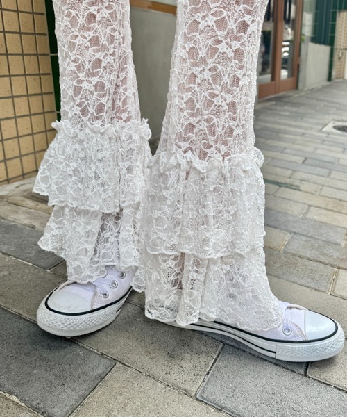 セール】2段フリルレースパンツ（その他パンツ）｜SOLLON