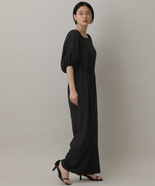 A part by(アパートバイ)の「リネンライク2WAYサロペット(サロペット/オーバーオール・レディース・ブラック/ベージュ・FREE)」の7枚目の写真