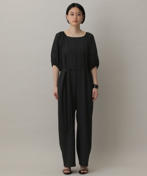 A part by(アパートバイ)の「リネンライク2WAYサロペット(サロペット/オーバーオール・レディース・ブラック/ベージュ・FREE)」の9枚目の写真