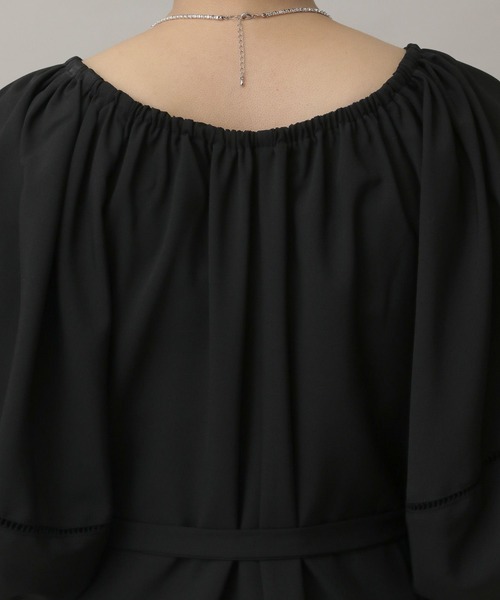 A part by(アパートバイ)の「リネンライク2WAYサロペット(サロペット/オーバーオール・レディース・ブラック/ベージュ・FREE)」の16枚目の写真