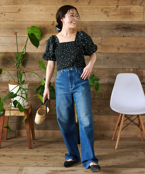 B.C STOCK（ベーセーストック）の「手洗い可 / Gleamy/グリーミー シャーリングブラウス（シャツ/ブラウス・レディース・ホワイト/ブラック系その他/ブラック・FREE）」の14枚目の写真