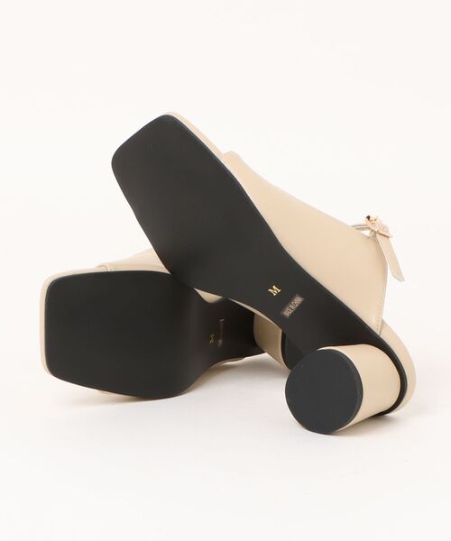 Doux archives（ドゥアルシーヴ）の「【JETEE】ストラップミュール（サンダル・レディース・ベージュ/ブラック・24.5/23.5）」の20枚目の写真