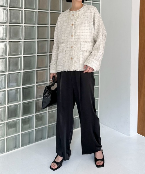 Doux archives（ドゥアルシーヴ）の「【JETEE】ストラップミュール（サンダル・レディース・ベージュ/ブラック・24.5/23.5）」の7枚目の写真