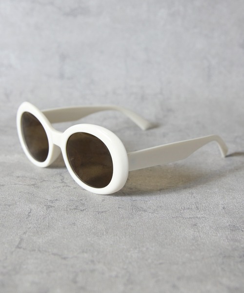 8(eight)(エイト)の「オーバルサングラス(サングラス・メンズ・ホワイト系その他2/ブラック系その他/ブラック系その他2/ホワイト系その他/レッド系その他・FREE)」の3枚目の写真