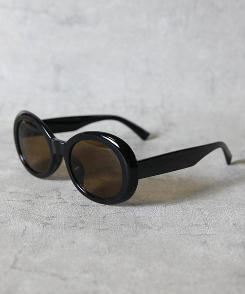 8(eight)(エイト)の「オーバルサングラス(サングラス・メンズ・ホワイト系その他2/ブラック系その他/ブラック系その他2/ホワイト系その他/レッド系その他・FREE)」の1枚目の写真