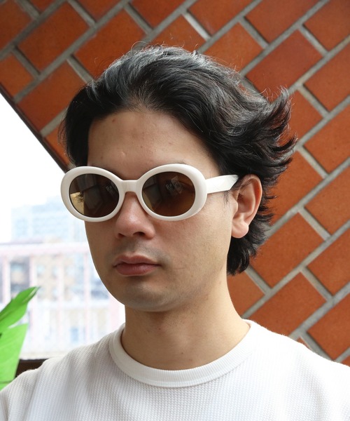8(eight)(エイト)の「オーバルサングラス(サングラス・メンズ・ホワイト系その他2/ブラック系その他/ブラック系その他2/ホワイト系その他/レッド系その他・FREE)」の9枚目の写真