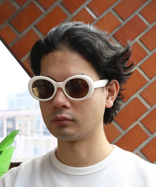 8(eight)(エイト)の「オーバルサングラス(サングラス・メンズ・ホワイト系その他2/ブラック系その他/ブラック系その他2/ホワイト系その他/レッド系その他・FREE)」の10枚目の写真