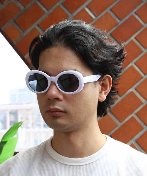 8(eight)(エイト)の「オーバルサングラス(サングラス・メンズ・ホワイト系その他2/ブラック系その他/ブラック系その他2/ホワイト系その他/レッド系その他・FREE)」の11枚目の写真