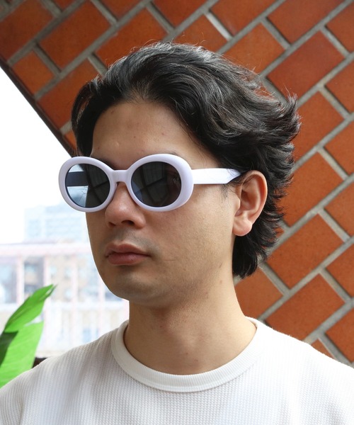 8(eight)(エイト)の「オーバルサングラス(サングラス・メンズ・ホワイト系その他2/ブラック系その他/ブラック系その他2/ホワイト系その他/レッド系その他・FREE)」の12枚目の写真