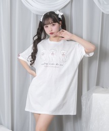 Honey Bear アップリケTシャツ