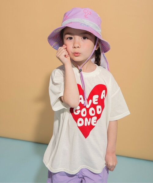 BREEZE（ブリーズ）の「【速乾/ジュニア対応】アクティブ半袖Tシャツ（Tシャツ/カットソー・キッズ・グリーン/レインボー/ピンク/サックスブルー/オフホワイト/ブラック・130/140/150/90/100/110/120/80）」の2枚目の写真