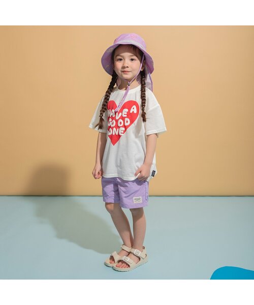 BREEZE（ブリーズ）の「【速乾/ジュニア対応】アクティブ半袖Tシャツ（Tシャツ/カットソー・キッズ・グリーン/レインボー/ピンク/サックスブルー/オフホワイト/ブラック・130/140/150/90/100/110/120/80）」の9枚目の写真