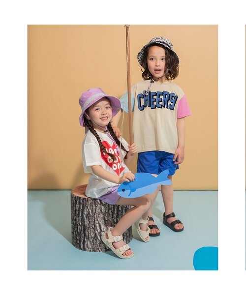 BREEZE（ブリーズ）の「【速乾/ジュニア対応】アクティブ半袖Tシャツ（Tシャツ/カットソー・キッズ・グリーン/レインボー/ピンク/サックスブルー/オフホワイト/ブラック・130/140/150/90/100/110/120/80）」の13枚目の写真