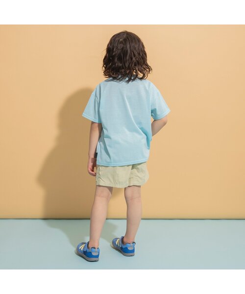 BREEZE（ブリーズ）の「【速乾/ジュニア対応】アクティブ半袖Tシャツ（Tシャツ/カットソー・キッズ・グリーン/レインボー/ピンク/サックスブルー/オフホワイト/ブラック・130/140/150/90/100/110/120/80）」の15枚目の写真