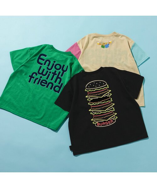 BREEZE（ブリーズ）の「【速乾/ジュニア対応】アクティブ半袖Tシャツ（Tシャツ/カットソー・キッズ・グリーン/レインボー/ピンク/サックスブルー/オフホワイト/ブラック・130/140/150/90/100/110/120/80）」の17枚目の写真