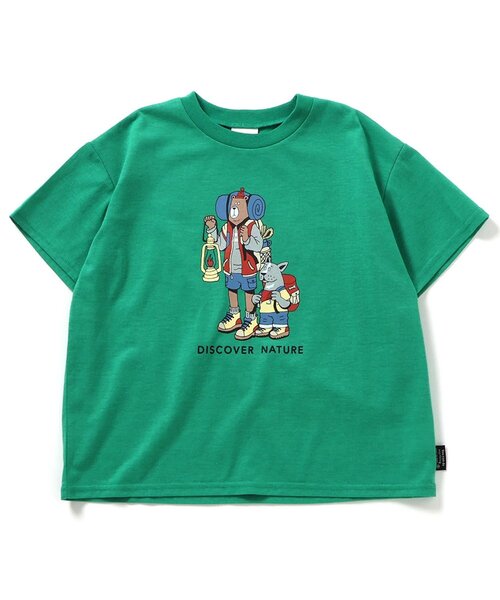 BREEZE(ブリーズ)の「【速乾/ジュニア対応】アクティブ半袖Tシャツ(Tシャツ/カットソー・キッズ・グリーン/レインボー/ピンク/サックスブルー/オフホワイト/ブラック・130/140/150/90/100/110/120/80)」の14枚目の写真