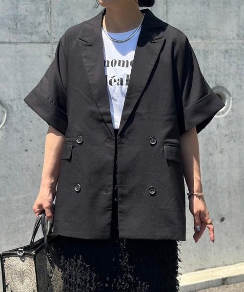 【7/8まで一時限定お値下げ】アイボリー 袖口ロールUP綿麻シアージャケット natural couture｜袖口ロールUP綿麻シアージャケット | Rakuten