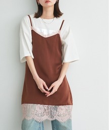 ad thie | レースキャミソール チュニック(キャミソール)