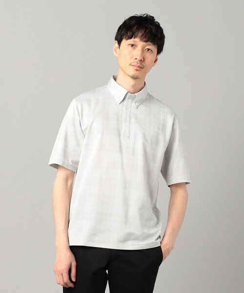 COMME CA MEN(コムサメン)の「〔IL PRINCIPE〕和歌山編み ジャージー ポロシャツ(ポロシャツ・メンズ・ライトグレー/ホワイト/ブラック・L/M)」の10枚目の写真