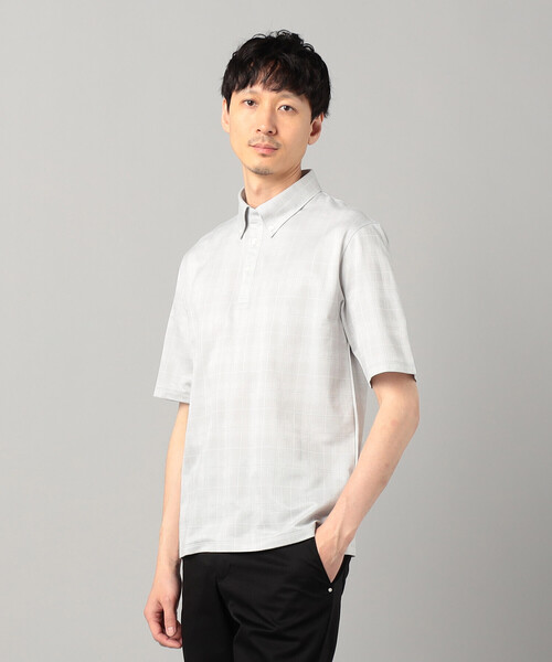 COMME CA MEN(コムサメン)の「〔IL PRINCIPE〕和歌山編み ジャージー ポロシャツ(ポロシャツ・メンズ・ライトグレー/ホワイト/ブラック・L/M)」の11枚目の写真