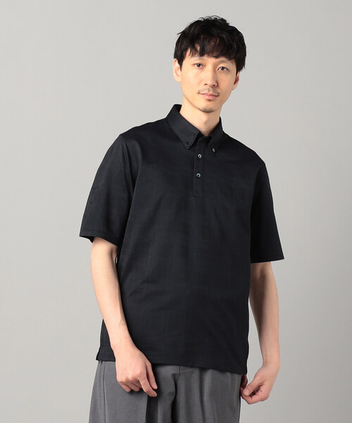 COMME CA MEN(コムサメン)の「〔IL PRINCIPE〕和歌山編み ジャージー ポロシャツ(ポロシャツ・メンズ・ライトグレー/ホワイト/ブラック・L/M)」の13枚目の写真
