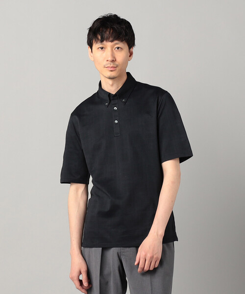 COMME CA MEN(コムサメン)の「〔IL PRINCIPE〕和歌山編み ジャージー ポロシャツ(ポロシャツ・メンズ・ライトグレー/ホワイト/ブラック・L/M)」の14枚目の写真