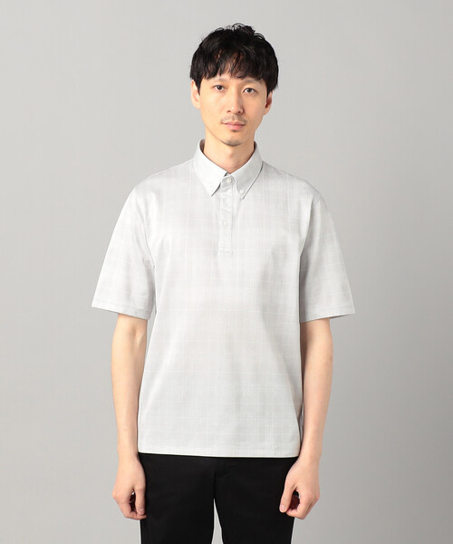 COMME CA MEN(コムサメン)の「〔IL PRINCIPE〕和歌山編み ジャージー ポロシャツ(ポロシャツ・メンズ・ライトグレー/ホワイト/ブラック・L/M)」の15枚目の写真
