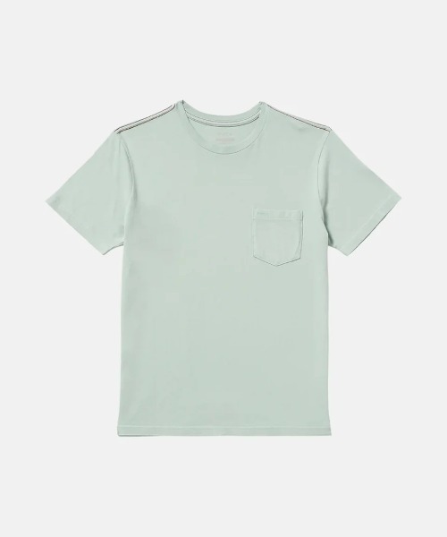 RVCA(ルーカ)の「RVCA メンズ PTC 2 PIGMENT SS Tシャツ 【2025年夏モデル】/ルーカ胸ポケットワンポイントロゴ刺繍クルーネック半袖Tシャツ(Tシャツ/カットソー・メンズ・ブルー系その他/ピンク・MEDIUM/SMALL/LARGE)」の17枚目の写真
