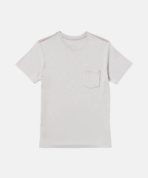 RVCA(ルーカ)の「RVCA メンズ PTC 2 PIGMENT SS Tシャツ 【2025年夏モデル】/ルーカ胸ポケットワンポイントロゴ刺繍クルーネック半袖Tシャツ(Tシャツ/カットソー・メンズ・ブルー系その他/ピンク・MEDIUM/SMALL/LARGE)」の9枚目の写真