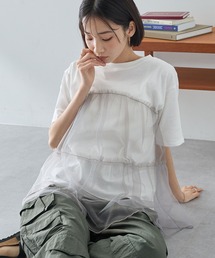 tシャツ 「ZOZO限定」エンブロティアードカットソー レディース &. NOSTALGIA tシャツ 「ZOZO限定」エンブロティアード