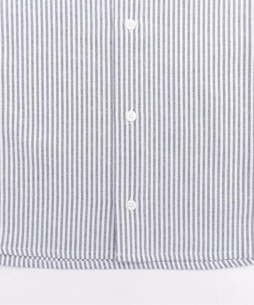 MLB（メジャーリーグベースボール）の「∴WEGO/MLB別注ストライプグラフィックシャツ（シャツ/ブラウス・メンズ・ブラウン系その他4/ブルー系その他4/ホワイト系その他4・LARGE/MEDIUM）」の6枚目の写真