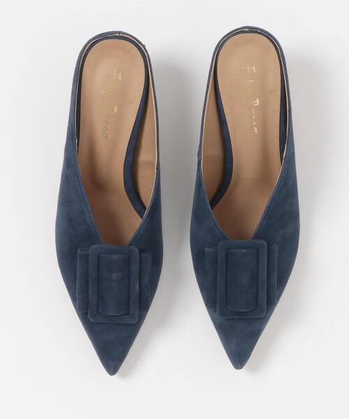 F by ROSSO(エフバイロッソ)の「F by ROSSO バックルデザインミュール(サンダル・レディース・キャメル/ネイビー・37/38)」の8枚目の写真