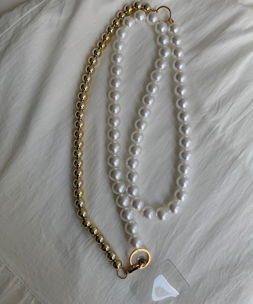 DouDou（ドゥドゥ）の「【WEB限定】スマホストラップショルダー（その他小物・レディース・シルバー/ゴールド/オフホワイト・FREE）」の8枚目の写真