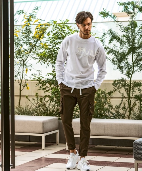 1piu1uguale3 RELAX（ウノピュウノウグァーレトレリラックス）の「【EC限定】1PIU1UGUALE3 RELAX/ウノピゥウノウグァーレトレ リラックス/BRIGHT STRETCH　SLIM CARGO PANTS（カーゴパンツ・メンズ・カーキ/ブラック・MEDIUM/SMALL/XX-LARGE/X-LARGE/LARGE）」の11枚目の写真