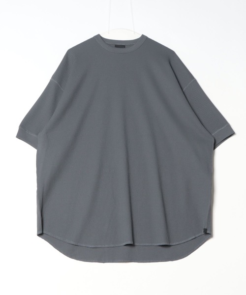 DAIWA PIER39(ダイワピア39)の「DAIWA PIER39 TECH THERMAL CREW S/S ダイワピア サーマル ワッフル(Tシャツ/カットソー・メンズ・ブラック/キナリ/チャコール・SMALL/MEDIUM/LARGE/X-LARGE)」の5枚目の写真