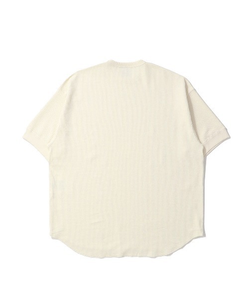 DAIWA PIER39(ダイワピア39)の「DAIWA PIER39 TECH THERMAL CREW S/S ダイワピア サーマル ワッフル(Tシャツ/カットソー・メンズ・ブラック/キナリ/チャコール・SMALL/MEDIUM/LARGE/X-LARGE)」の6枚目の写真