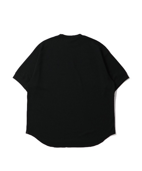 DAIWA PIER39(ダイワピア39)の「DAIWA PIER39 TECH THERMAL CREW S/S ダイワピア サーマル ワッフル(Tシャツ/カットソー・メンズ・ブラック/キナリ/チャコール・SMALL/MEDIUM/LARGE/X-LARGE)」の9枚目の写真