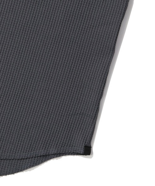 DAIWA PIER39(ダイワピア39)の「DAIWA PIER39 TECH THERMAL CREW S/S ダイワピア サーマル ワッフル(Tシャツ/カットソー・メンズ・ブラック/キナリ/チャコール・SMALL/MEDIUM/LARGE/X-LARGE)」の12枚目の写真