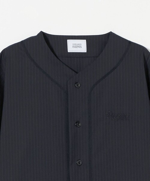 UNITED ARROWS & SONS（ユナイテッドアローズアンドサンズ）の「＜POGGY × UNITED ARROWS & SONS＞ BASEBALL SHIRT/ベースボールシャツ（シャツ/ブラウス・メンズ・ネイビー・M/L）」の2枚目の写真