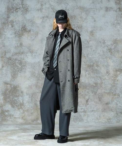 glamb（グラム）の「Suit Fabric Work Shirt / スーツファブリックワークシャツ（シャツ/ブラウス・メンズ・ブラック/ベージュ・S/M/L）」の7枚目の写真