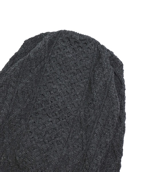 aran WOOLLEN MILLS（アランウーレンミルズ）の「[ aran ] ARAN WOOLLEN MILLS SWEATER / ヘリテージアランセーター カーディガン（カーディガン/ボレロ・レディース・チャコールグレー・S）」の8枚目の写真