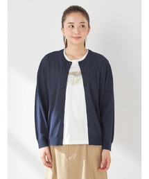 【接触冷感】アイスクレープカーディガン