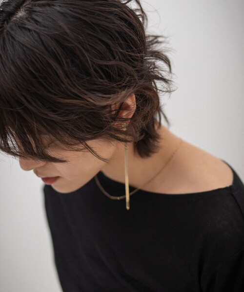 grace grace (グラスグラス)の「【grace grace/グラスグラス】【PR林☆別注アイテム】ビジューロングピアス(ピアス(両耳用)・レディース・ゴールド・P)」の3枚目の写真