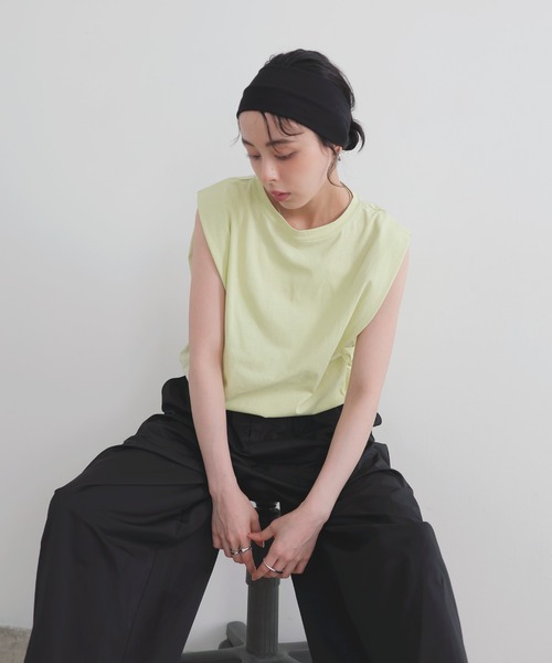 tシャツ ショルダータックTシャツ レディース セール】ショルダータックTシャツ レディース半袖（Tシャツ