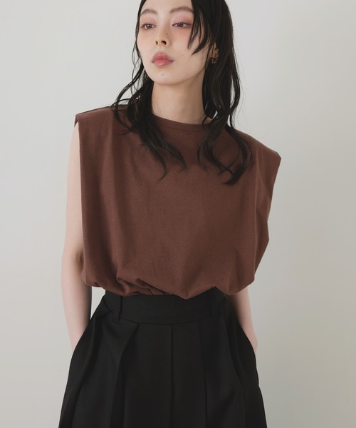 tシャツ 背中空きショルダータックトップス レディース オープンバック Tシャツ 背中開き ドロップショルダー トップス