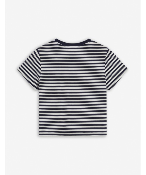 おまつ。 BOLD FOX HEAD PATCH MULTI STRIPES BABY TEE-SHIRT（Tシャツ