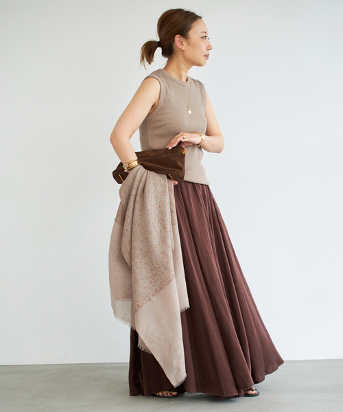 美品❤️ Deuxieme Classe Engaging スカート　グレージュ Deuxieme Classe（ドゥーズィエムクラス）の「*gleam スカート