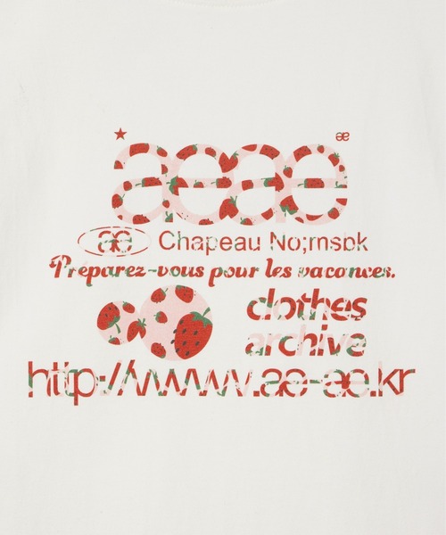 WEB LOGO CROP T-SHIRTS（Tシャツ/カットソー）｜aeae