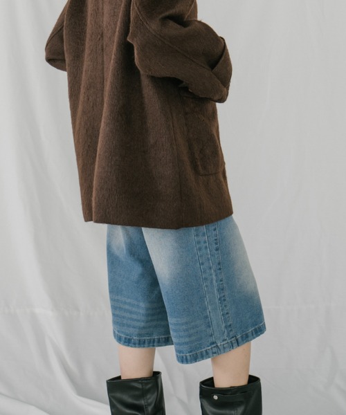 duei（デュイ）の「ウォッシュドデニムハーフパンツ（デニムパンツ・レディース・ブルー・FREE）」の20枚目の写真